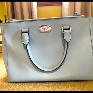 Light blue Michael Kor’s satchel